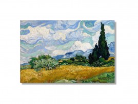 Van Gogh Campo de Trigo  Quadro Grande Tela Canvas 90x60