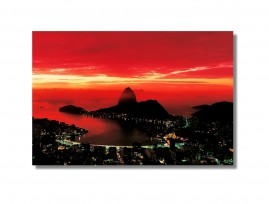 Quadro Grande Rio de Janeiro Pão de Açucar Tela Canvas 90x60