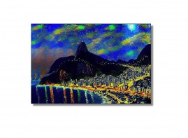 Rio de Janeiro Pão de Açucar Quadro Grande Sala Tela 90x60
