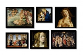 Sandro Botticelli  Quadros Mais Famosos Do Pintor Kit 6